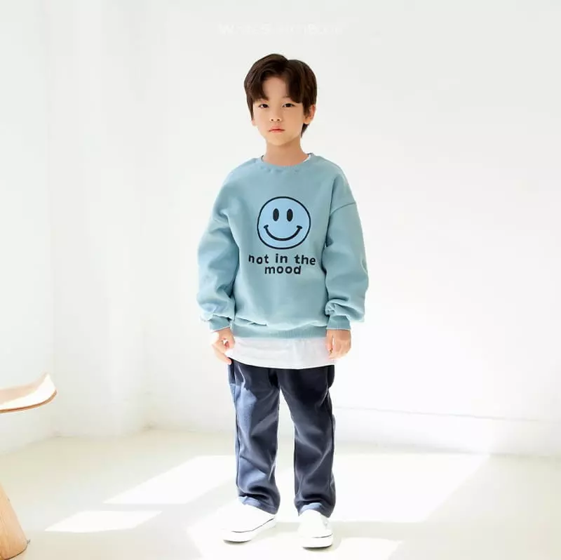Whitesketchbook - Korean Children Fashion - #designkidswear - Mood Smile Sweatshirt - 11
