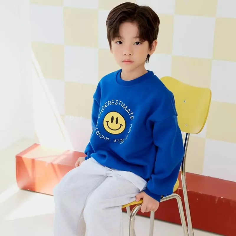 Whitesketchbook - Korean Children Fashion - #designkidswear - Lettering Smile Sweatshirt - 5