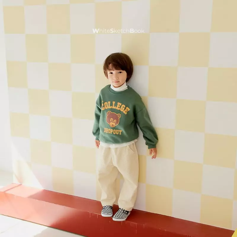 Whitesketchbook - Korean Children Fashion - #designkidswear - Bear Sweatshirt - 3