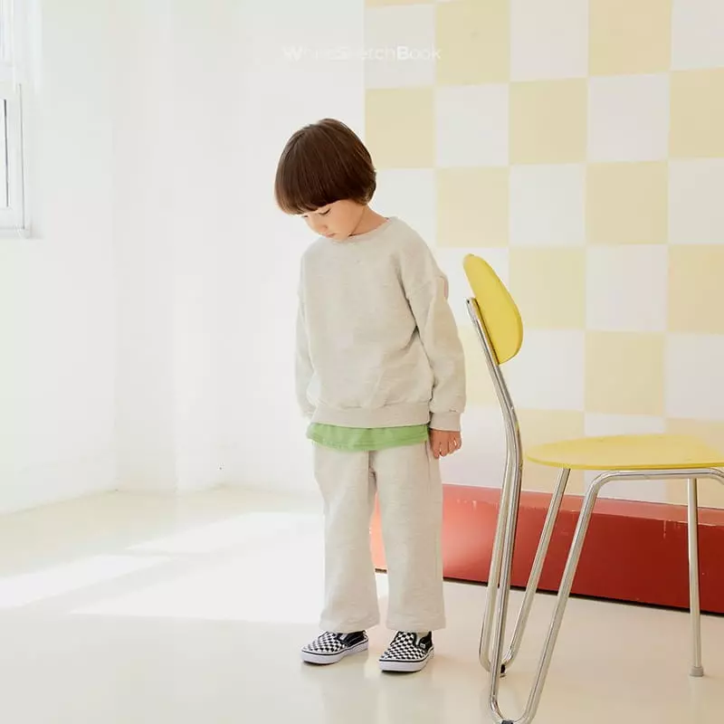 Whitesketchbook - Korean Children Fashion - #designkidswear - Simple Sweatshirt - 9