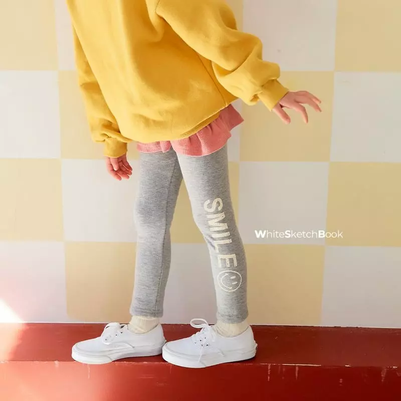 Whitesketchbook - Korean Children Fashion - #discoveringself - Smile Mink Leggings - 12