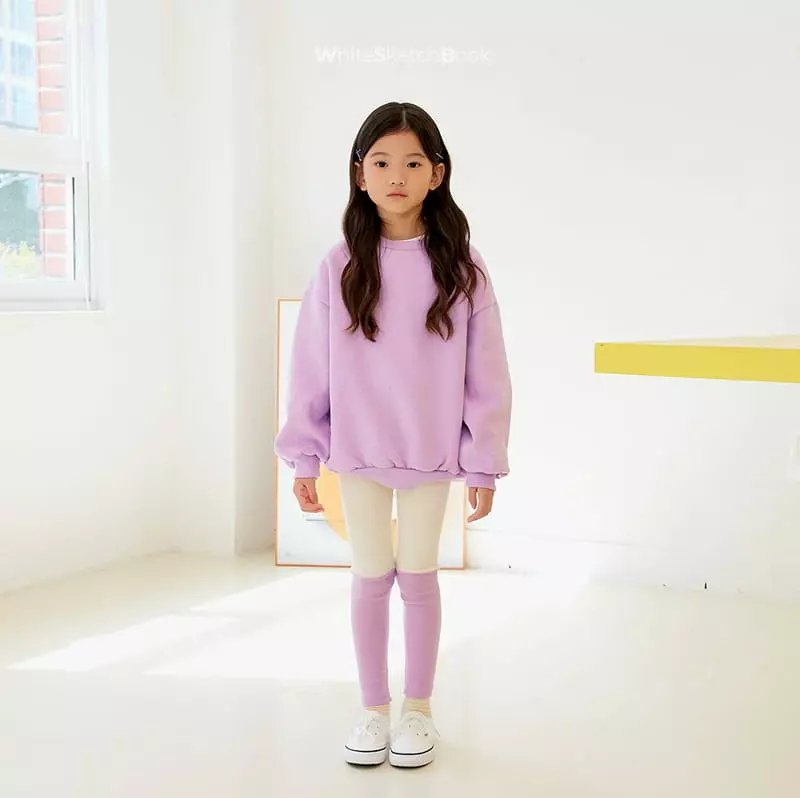 Whitesketchbook - Korean Children Fashion - #discoveringself - Peach Color Leggings - 7