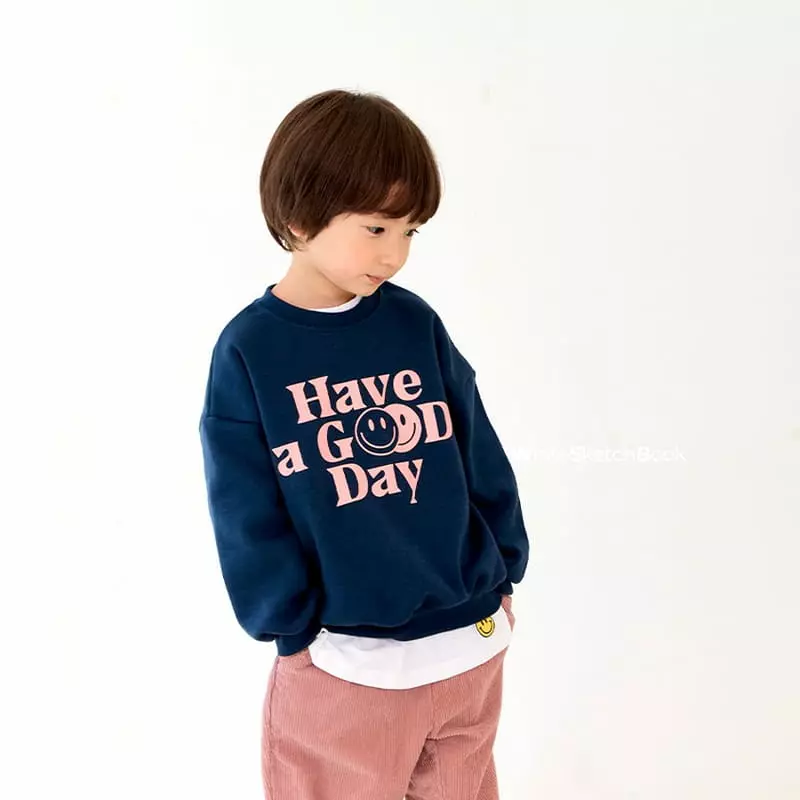 Whitesketchbook - Korean Children Fashion - #discoveringself - Good Day Sweatshirt - 11