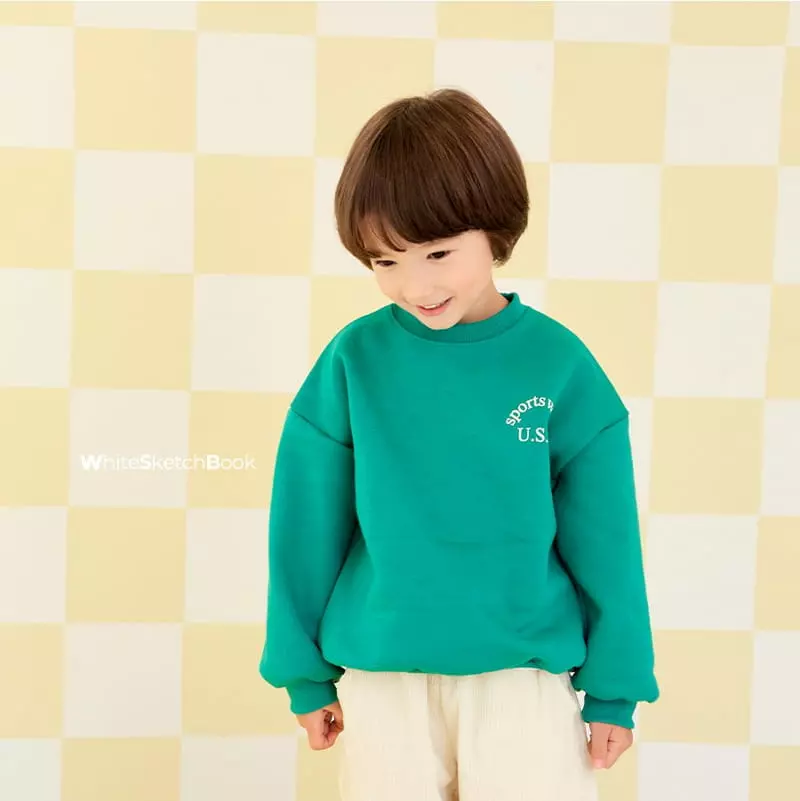 Whitesketchbook - Korean Children Fashion - #discoveringself - Usa Sweatshirt - 9