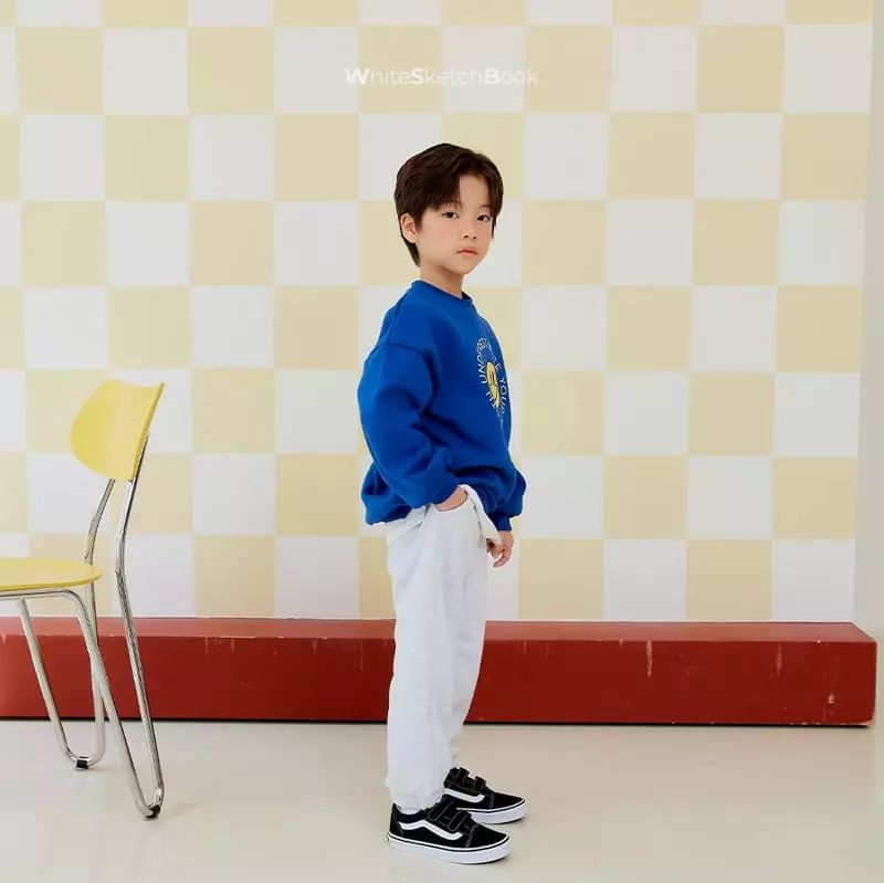 Whitesketchbook - Korean Children Fashion - #discoveringself - Lettering Smile Sweatshirt - 6