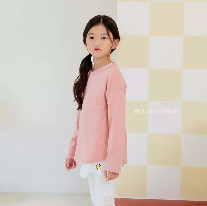 Whitesketchbook - Korean Children Fashion - #discoveringself - Long Sleeves Smie Layered Tee - 7