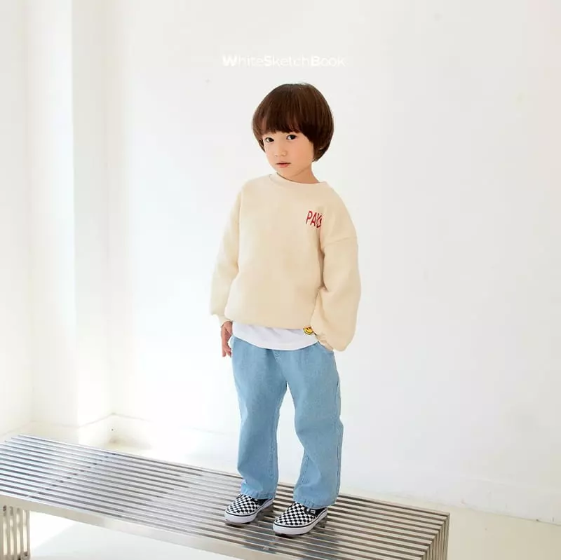Whitesketchbook - Korean Children Fashion - #fashionkids - Winter Paris Sweatshirt - 5