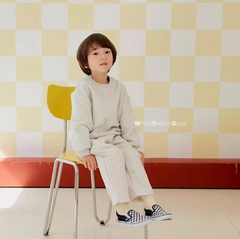 Whitesketchbook - Korean Children Fashion - #fashionkids - Simple Sweatshirt - 11