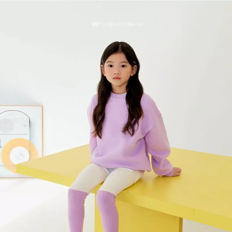 Whitesketchbook - Korean Children Fashion - #kidsshorts - Peach Color Leggings - 9