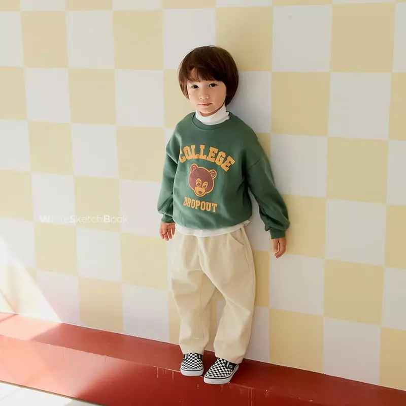 Whitesketchbook - Korean Children Fashion - #kidsstore - Baggy Pants - 3