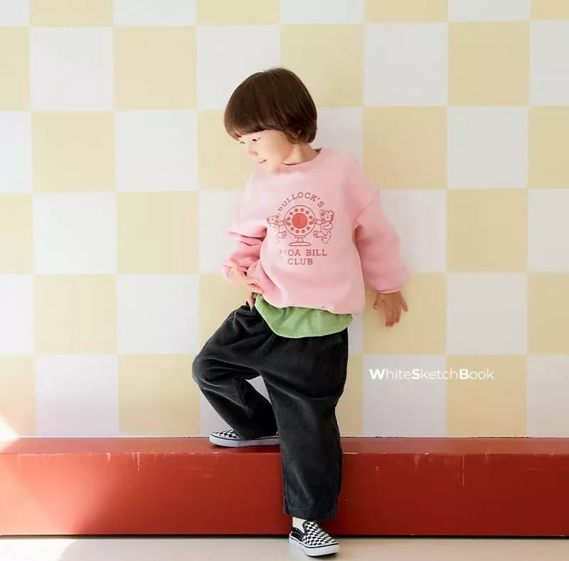 Whitesketchbook - Korean Children Fashion - #kidzfashiontrend - Blkock Sweatshirt - 7