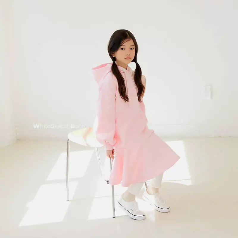 Whitesketchbook - Korean Children Fashion - #kidzfashiontrend - Plare Hoody One-piece - 6