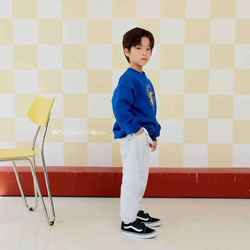 Whitesketchbook - Korean Children Fashion - #kidzfashiontrend - Jogger Fleece Pants - 3