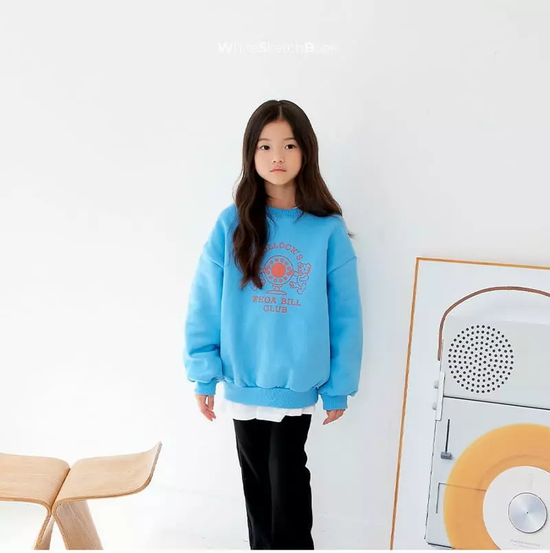 Whitesketchbook - Korean Children Fashion - #littlefashionista - Blkock Sweatshirt - 9