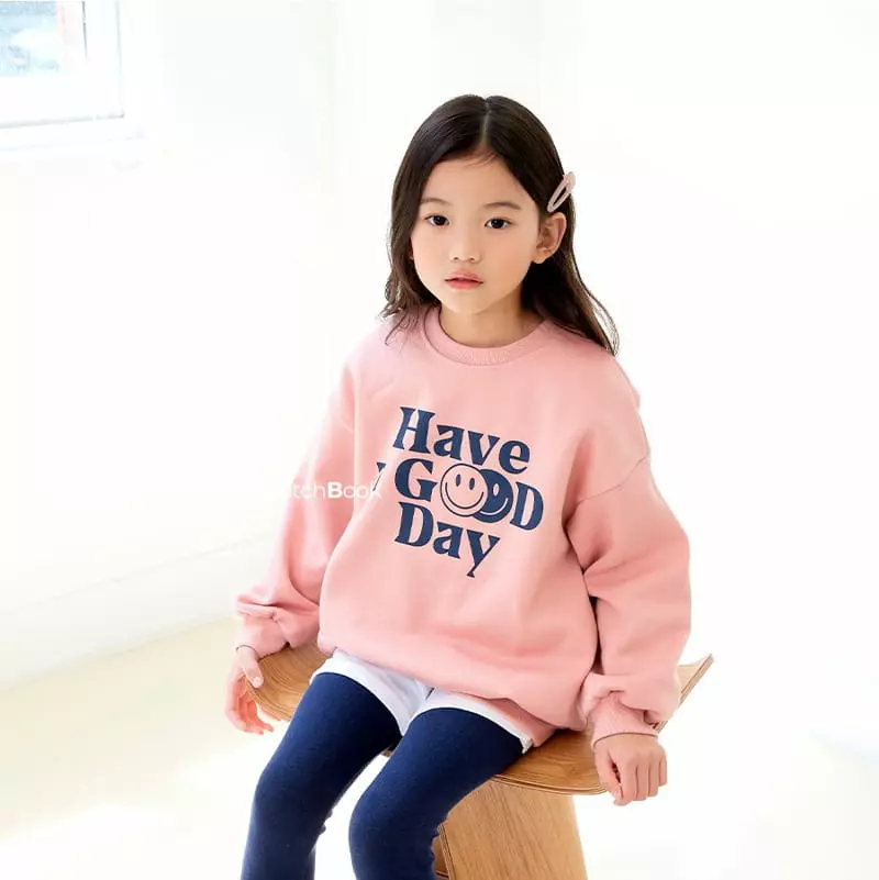 Whitesketchbook - Korean Children Fashion - #littlefashionista - Good Day Sweatshirt - 3