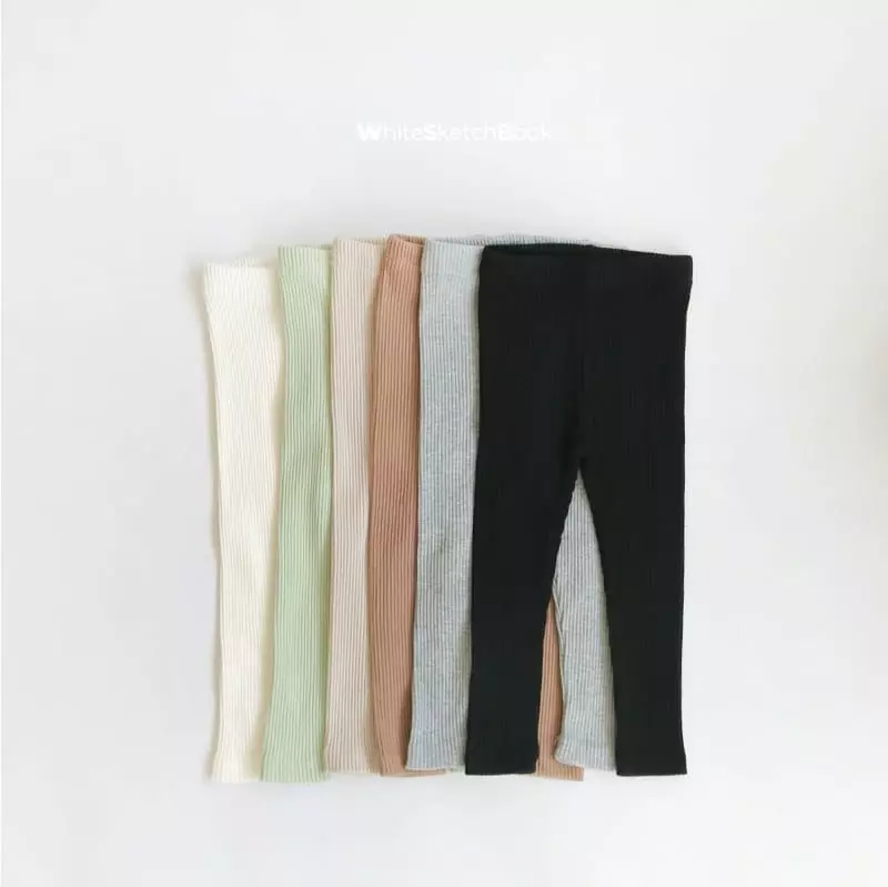 Whitesketchbook - Korean Children Fashion - #magicofchildhood - Rib Leggings - 12