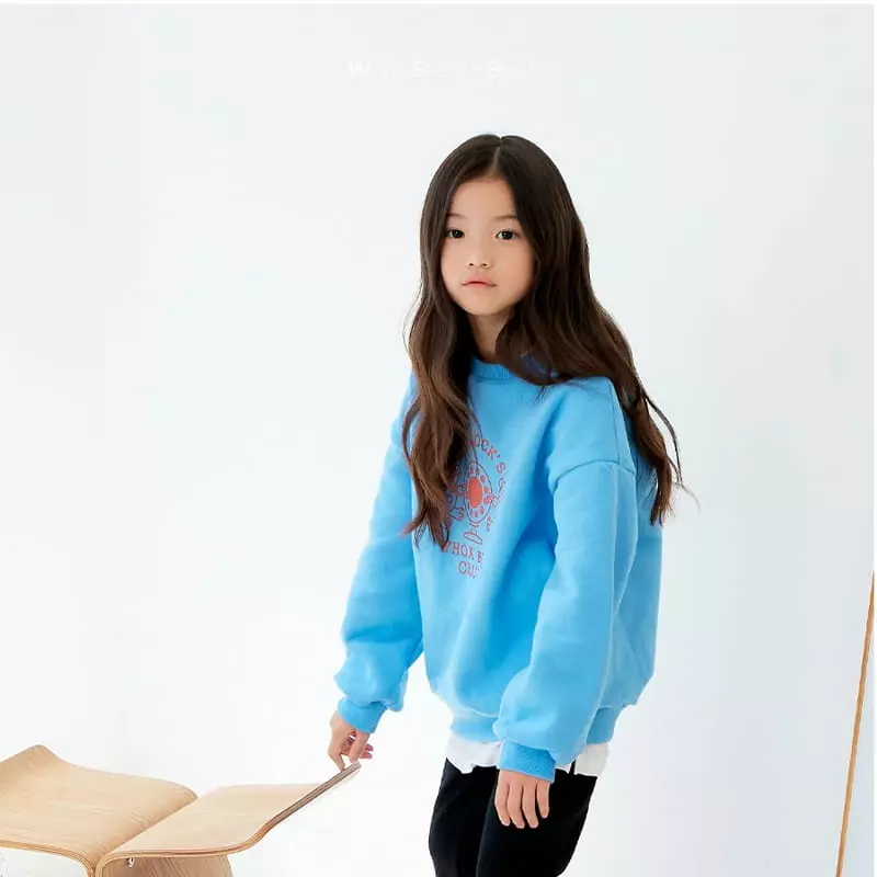 Whitesketchbook - Korean Children Fashion - #magicofchildhood - Blkock Sweatshirt - 10