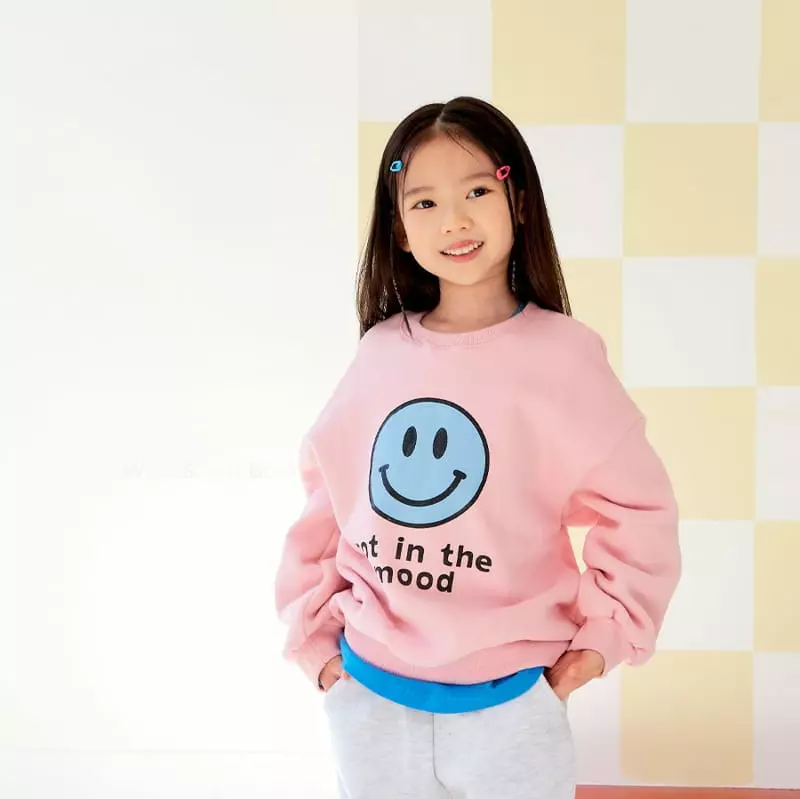 Whitesketchbook - Korean Children Fashion - #magicofchildhood - Mood Smile Sweatshirt - 5