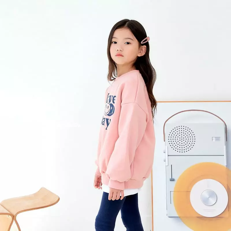 Whitesketchbook - Korean Children Fashion - #littlefashionista - Good Day Sweatshirt - 4