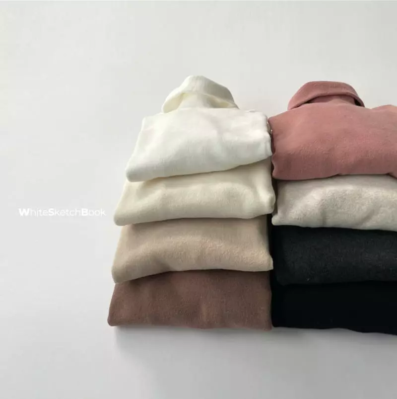 Whitesketchbook - Korean Children Fashion - #magicofchildhood - Cotton Candy Turtleneck Tee - 8