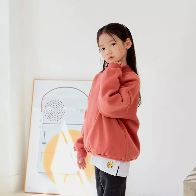 Whitesketchbook - Korean Children Fashion - #magicofchildhood - Fleece Half Neck Sweatshirt - 5