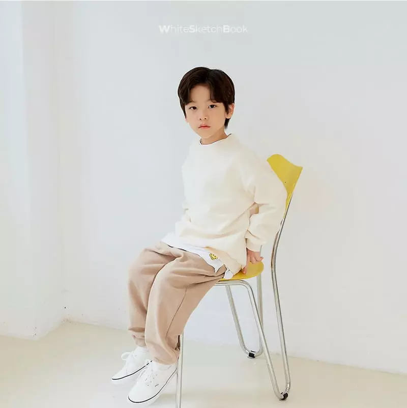 Whitesketchbook - Korean Children Fashion - #magicofchildhood - Jogger Fleece Pants - 6