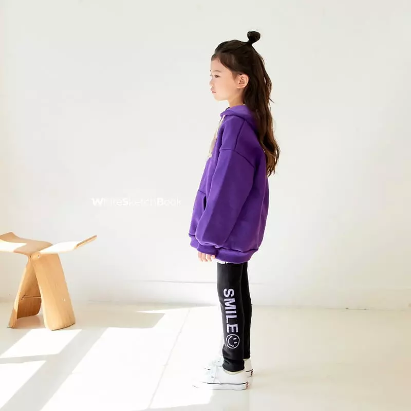Whitesketchbook - Korean Children Fashion - #magicofchildhood - Smile Mink Leggings - 4