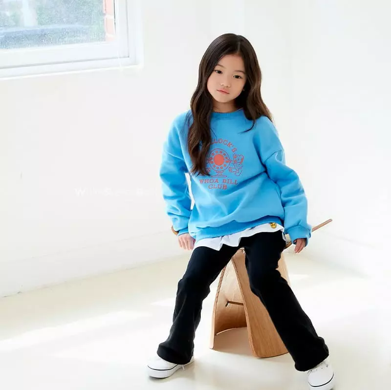 Whitesketchbook - Korean Children Fashion - #minifashionista - Blkock Sweatshirt - 11