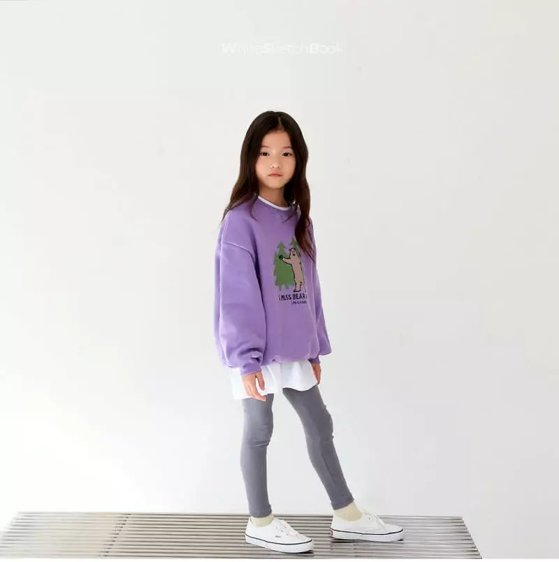 Whitesketchbook - Korean Children Fashion - #minifashionista - Hug Bear Sweatshirt - 9