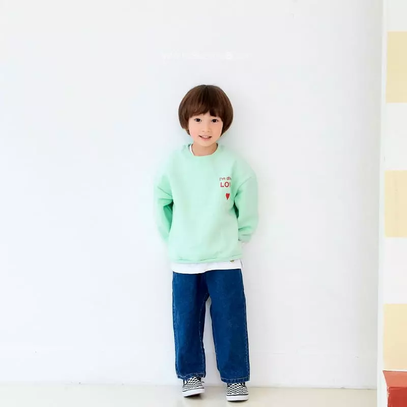 Whitesketchbook - Korean Children Fashion - #minifashionista - Love Sweatshirt - 8
