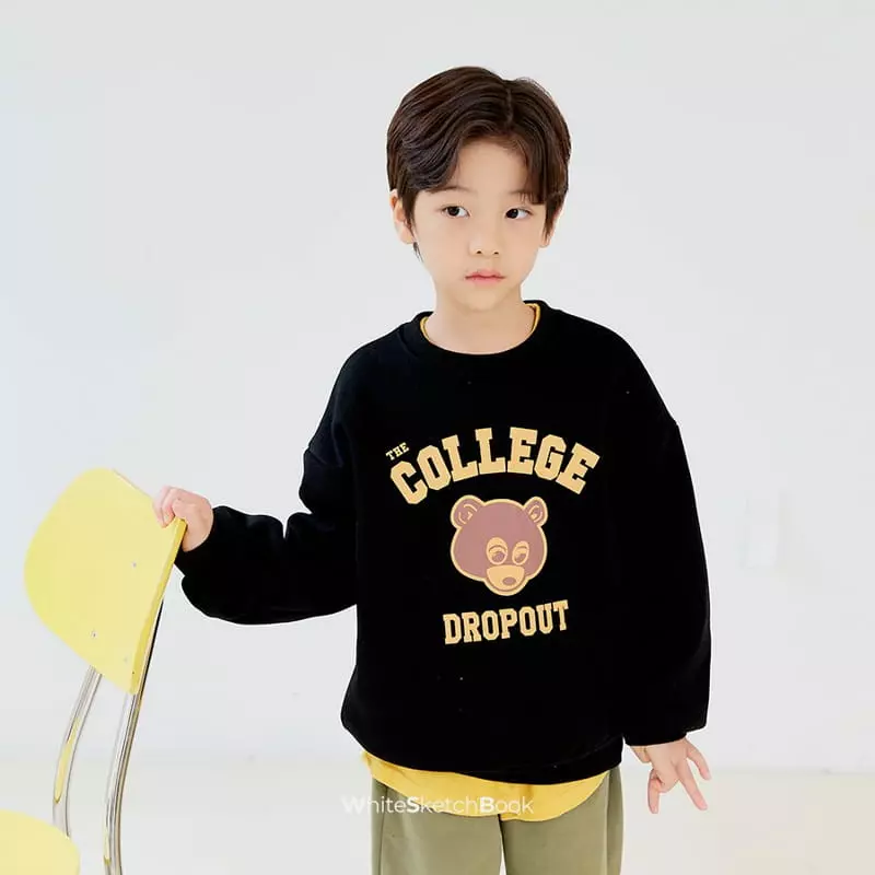 Whitesketchbook - Korean Children Fashion - #minifashionista - Bear Sweatshirt - 12