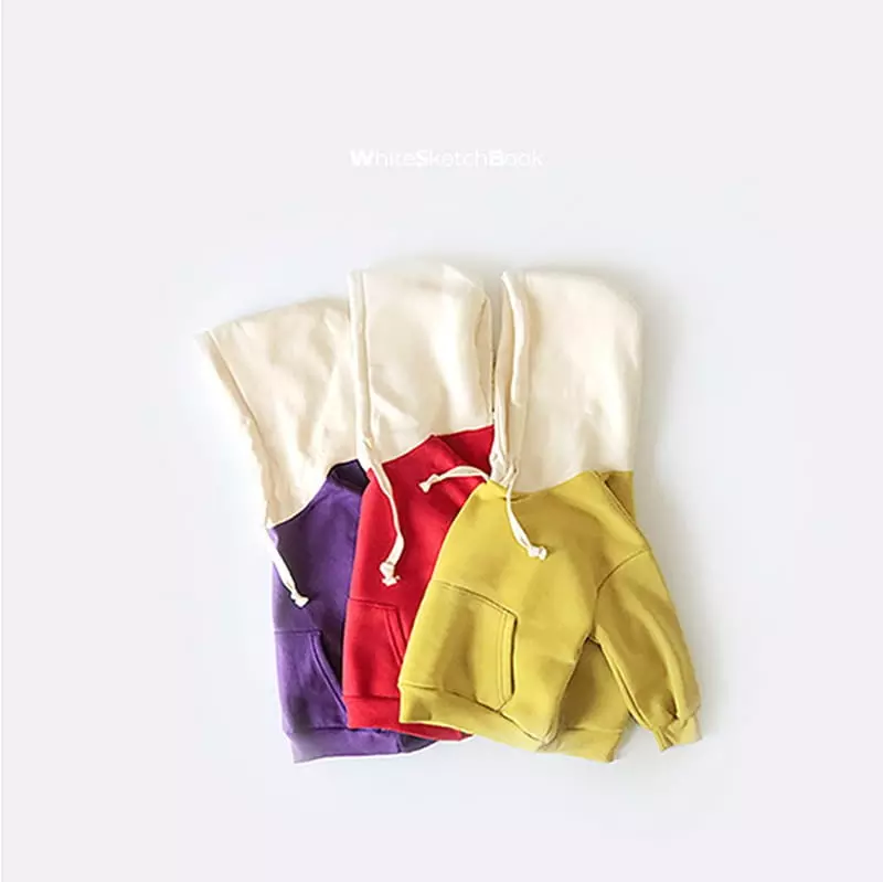 Whitesketchbook - Korean Children Fashion - #minifashionista - Fleece Hoody - 10