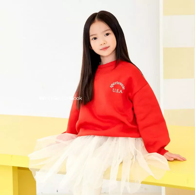 Whitesketchbook - Korean Children Fashion - #minifashionista - Usa Sweatshirt - 4