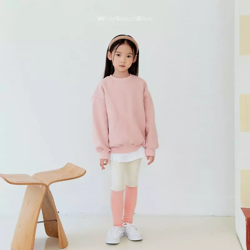 Whitesketchbook - Korean Children Fashion - #prettylittlegirls - Simple Sweatshirt - 3