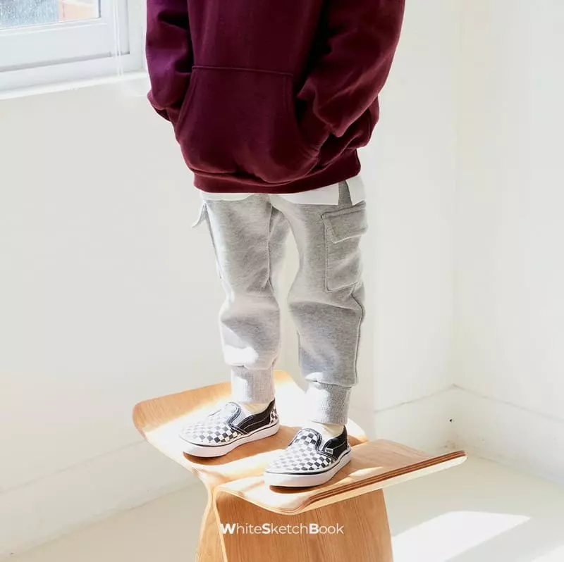 Whitesketchbook - Korean Children Fashion - #prettylittlegirls - Pocket Pants - 7