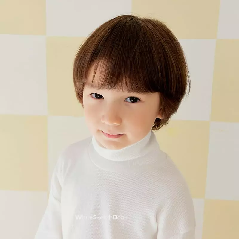 Whitesketchbook - Korean Children Fashion - #stylishchildhood - Gamsung Turtleneck Tee - 5