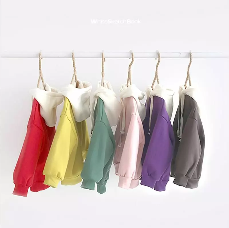 Whitesketchbook - Korean Children Fashion - #todddlerfashion - Fleece Hoody - 12