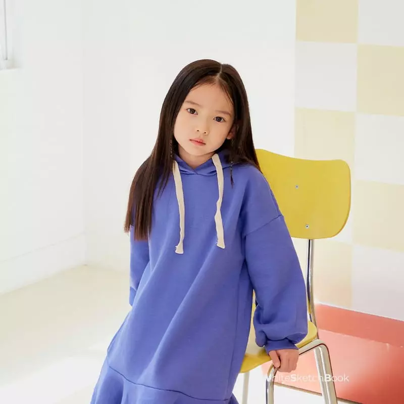 Whitesketchbook - Korean Children Fashion - #todddlerfashion - Plare Hoody One-piece - 12