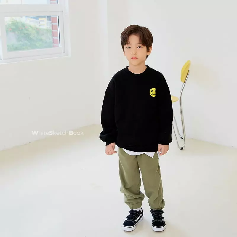 Whitesketchbook - Korean Children Fashion - #todddlerfashion - Jogger Fleece Pants - 9