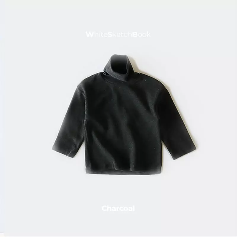 Whitesketchbook - Korean Children Fashion - #toddlerclothing - Cotton Candy Turtleneck Tee - 12
