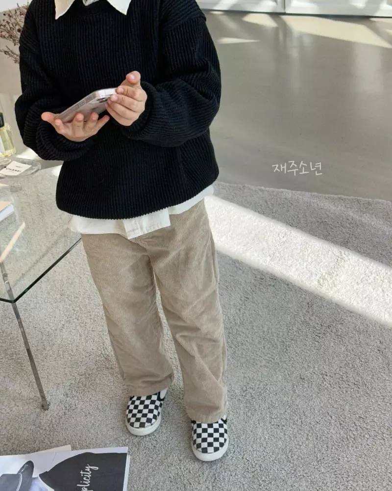 Witty Boy - Korean Children Fashion - #Kfashion4kids - Honey Wide Pants - 5