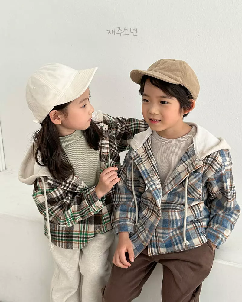 Witty Boy - Korean Children Fashion - #childofig - Bona Check Shirt - 8