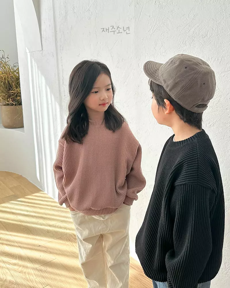 Witty Boy - Korean Children Fashion - #childofig - Churros Knit Tee - 5