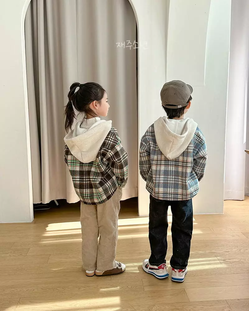 Witty Boy - Korean Children Fashion - #designkidswear - Bona Check Shirt - 10