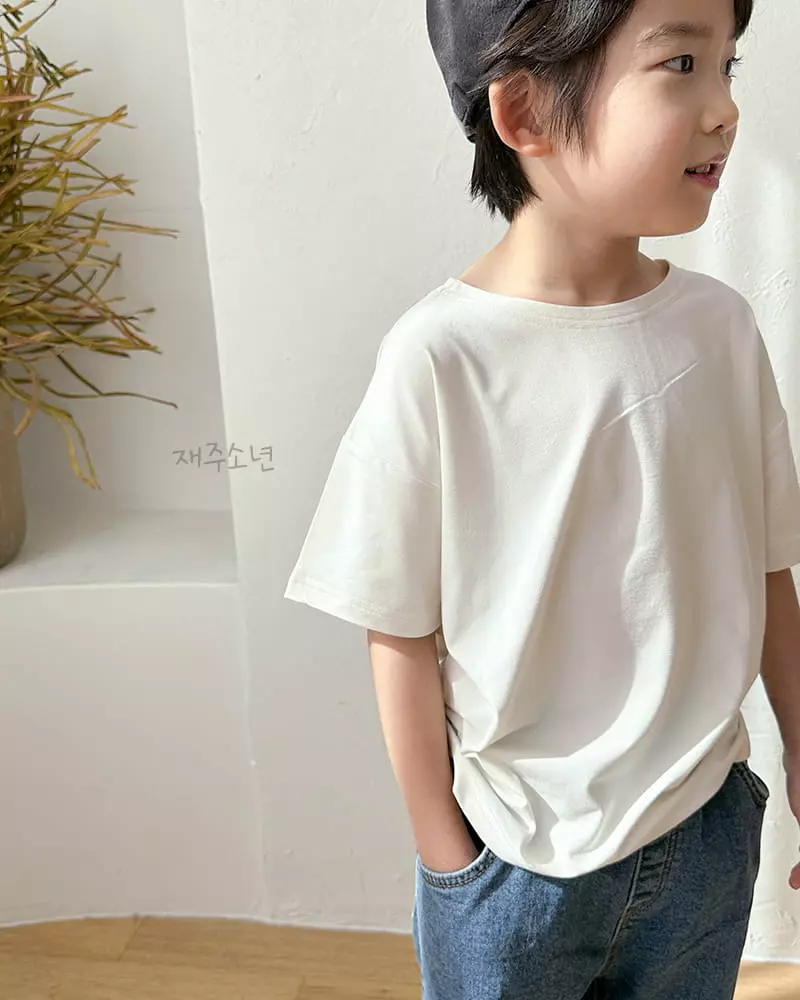 Witty Boy - Korean Children Fashion - #designkidswear - Easy Warm Short Sleeves Tee - 3