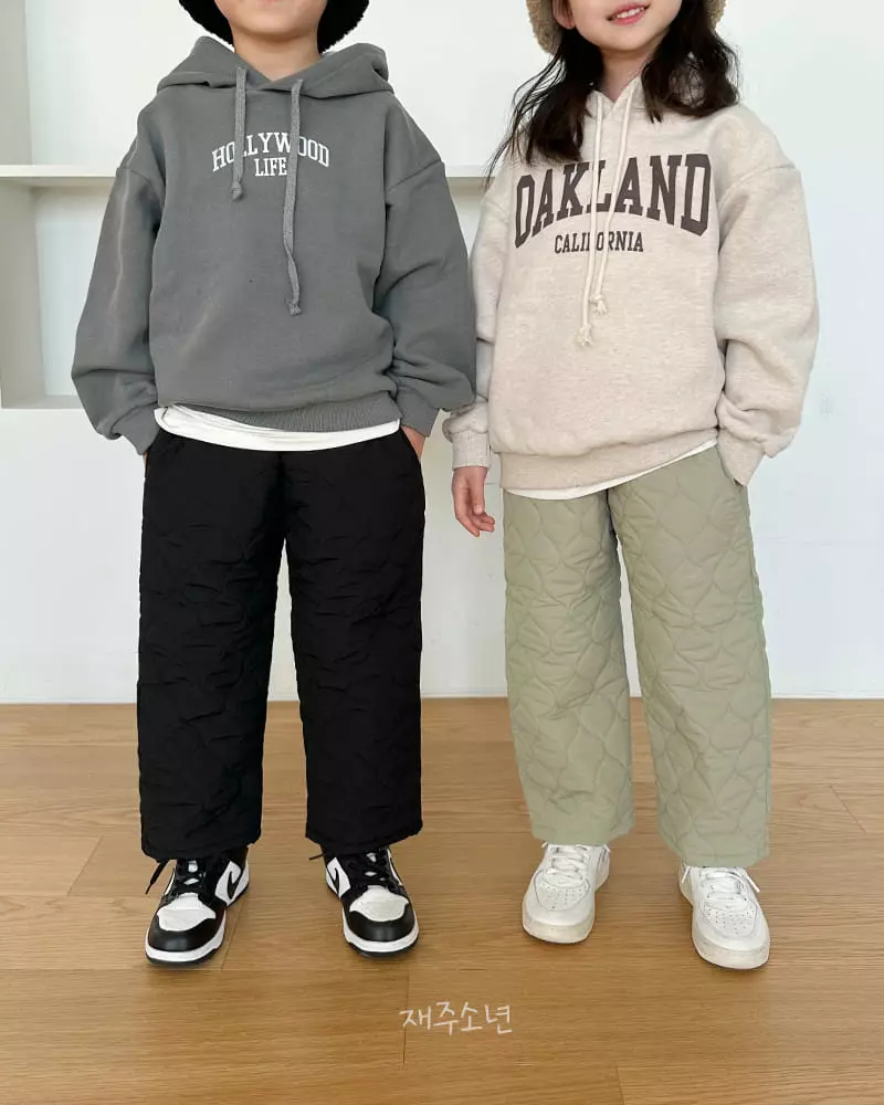 Witty Boy - Korean Children Fashion - #designkidswear - Pom Quilting Pants