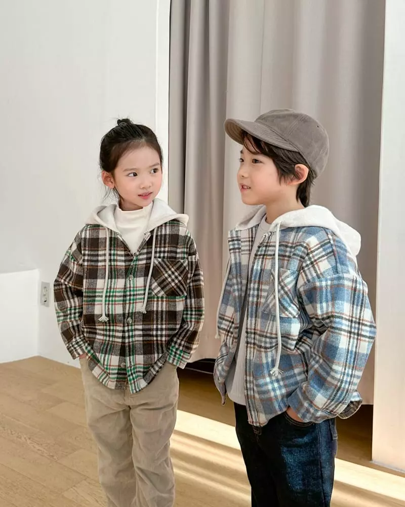 Witty Boy - Korean Children Fashion - #discoveringself - Bona Check Shirt - 11