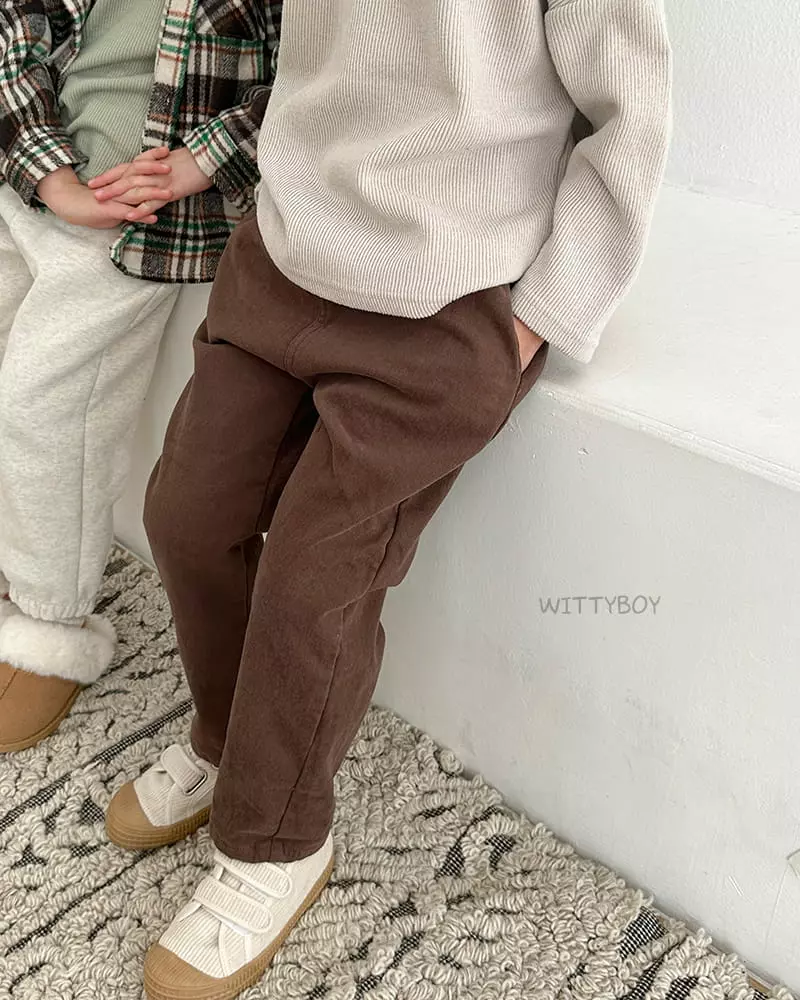 Witty Boy - Korean Children Fashion - #discoveringself - Winter Pants - 11
