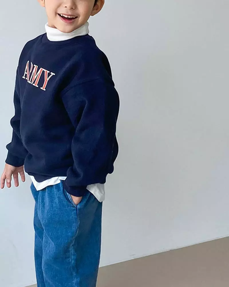 Witty Boy - Korean Children Fashion - #discoveringself - Turtleneck  - 5