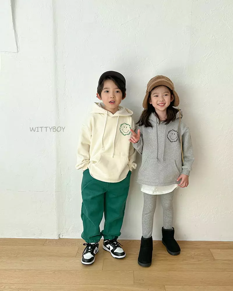 Witty Boy - Korean Children Fashion - #discoveringself - Smile Hoody - 4